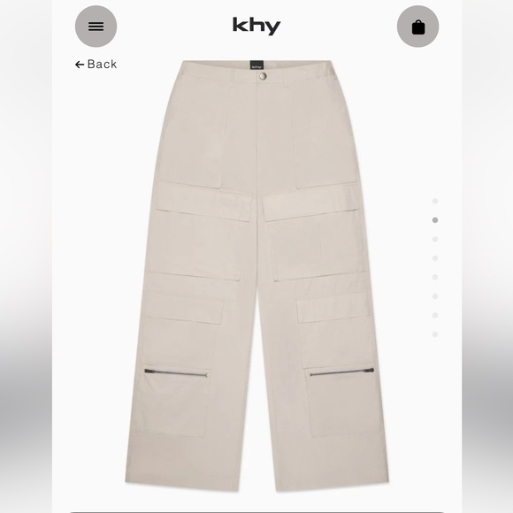 Key Beige Cargo Pants - Picture 4 of 4